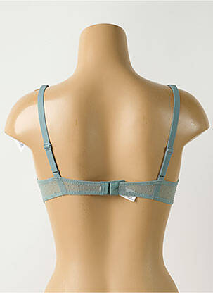 Sutien efect material satinat top sutien modelat albastru deschis PASSIONATA femeie