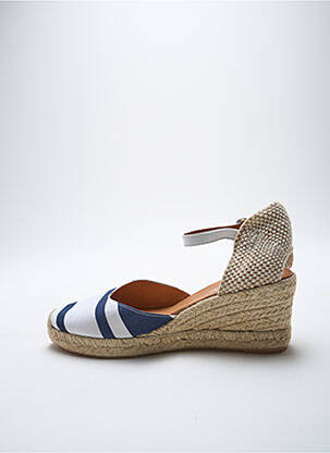 Espadrile vârf rotund toc de 4 la 6 cm albastru ADIGE femeie