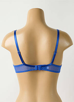 Sutien efect material satinat top sutien modelat albastru PASSIONATA femeie