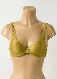 Sutien efect material satinat top sutien modelat verde PASSIONATA femme