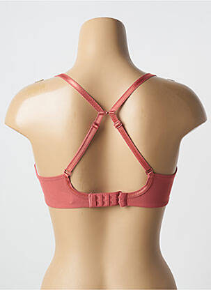 Sutien broderie sutien cupe întregi cu decolteu înalt roșu CHANTELLE femeie