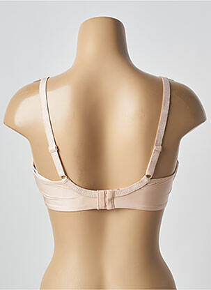Sutien efect material satinat sutien cupe întregi cu decolteu înalt roz CHANTELLE femeie