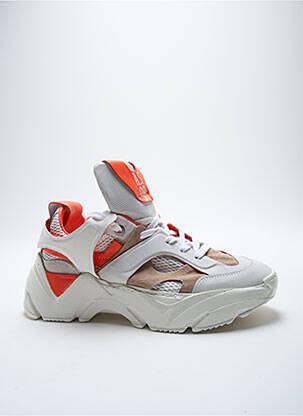 Adidași toc platformă toc de 4 la 6 cm portocalie A.S.98 femeie