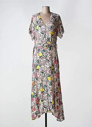 Rochie lungă bej LEO & UGO femeie