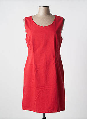 Rochie midi roșu MENSI COLLEZIONE femeie