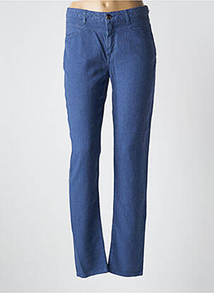 Pantalon slim buzunare albastru MENSI COLLEZIONE femeie