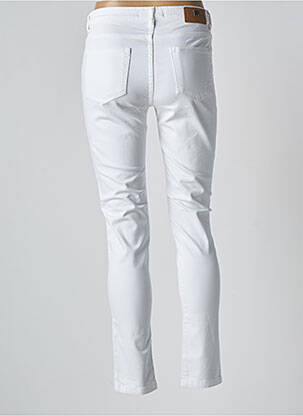 Pantalon slim buzunare alb MENSI COLLEZIONE femeie