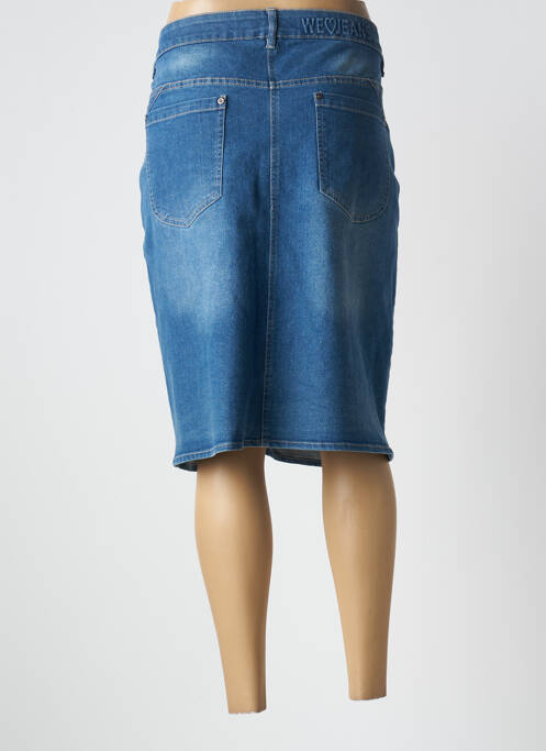 Fustă midi albastru ZHENZI femeie