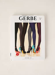 Colanți elasticitate verde GERBE femme