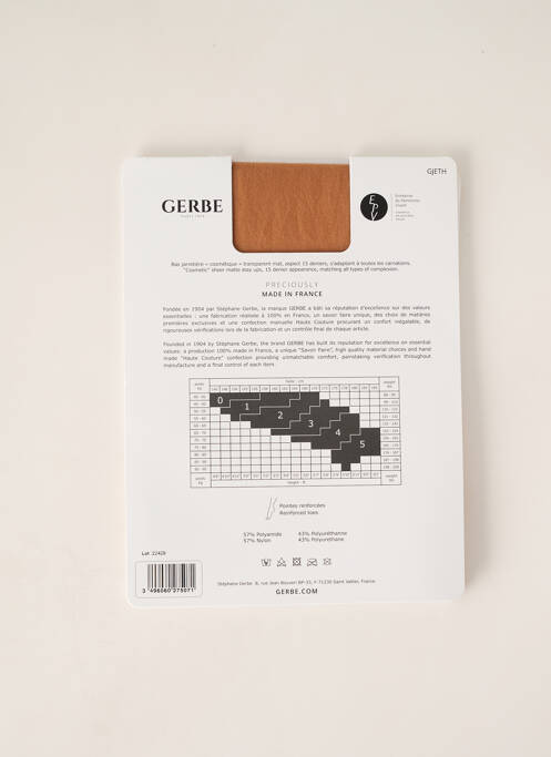 Colanți maro GERBE femeie