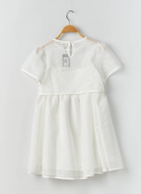 Rochie midi alb RORA fată