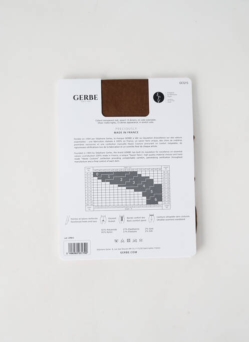 Colanți maro GERBE femeie