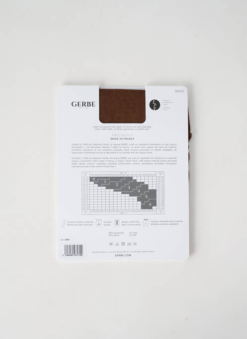 Colanți maro GERBE femeie