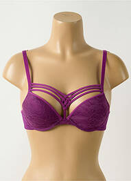 Sutien efect material satinat top sutien push-up violet MARLIES DEKKERS femeie