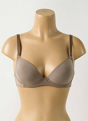 Sutien efect material satinat top sutien modelat maro WACOAL femeie
