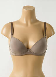 Sutien efect material satinat top sutien modelat maro WACOAL femme