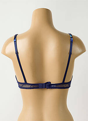 Sutien efect material satinat albastru AUBADE femeie