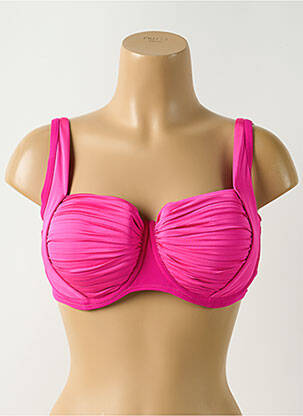 Sutien de costum de baie elasticitate top sutien modelat roz SEAFOLLY femeie