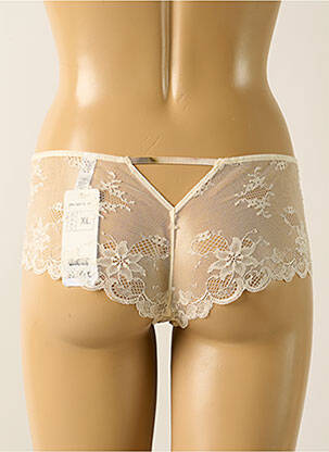 Shorty efect material satinat bej WACOAL femeie