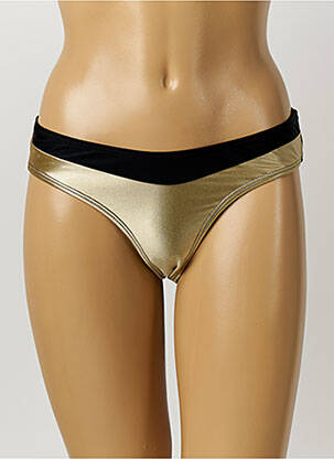 Chiloți de baie auriu MOLLY BRACKEN femeie