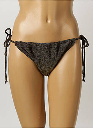 Chiloți de baie auriu MOLLY BRACKEN femeie