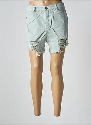Șort țesătură denim mărime normală verde BANDITAS FROM MARSEILLE femeie
