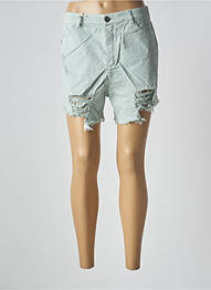Șort țesătură denim mărime normală verde BANDITAS FROM MARSEILLE femeie