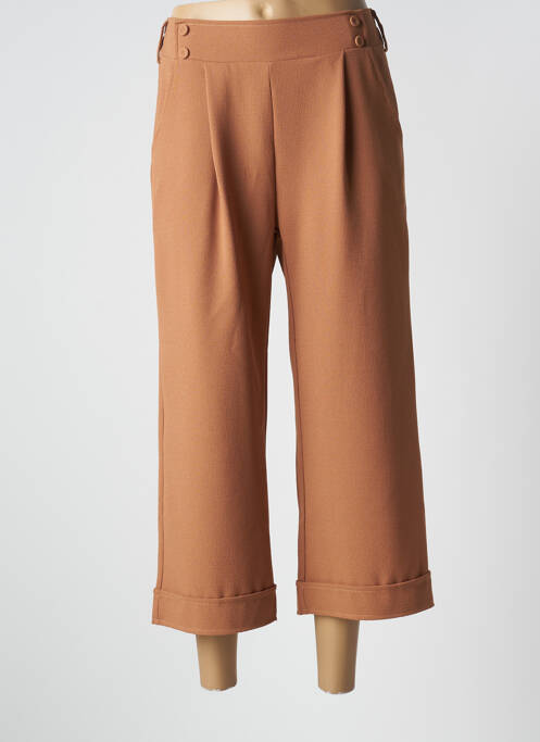 Pantalon trei sferturi maro PAKO LITTO femeie