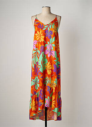 Rochie lungă portocaliu LPB femeie