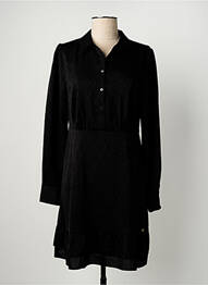 Rochie scurtă croială evazată mâneci lungi negru LPB femeie