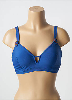 Sutien de costum de baie top triunghiuri top triunghiuri albastru SIMONE PERELE femeie