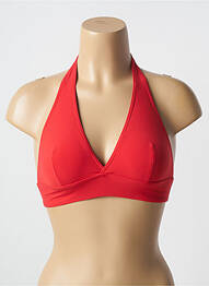 Sutien de costum de baie top triunghiuri top triunghiuri roșu SIMONE PERELE femme