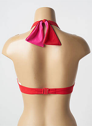 Sutien de costum de baie top triunghiuri top triunghiuri roșu SIMONE PERELE femeie