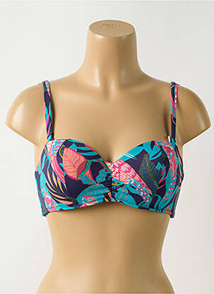 Sutien de costum de baie elasticitate top sutien push-up albastru SIMONE PERELE femeie