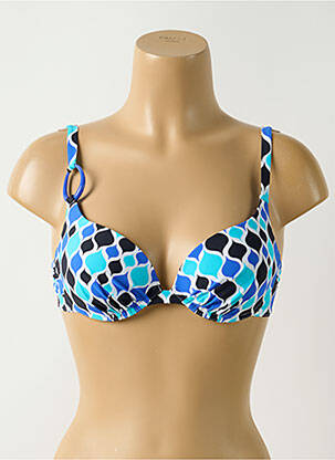 Sutien de costum de baie top sutien modelat top sutien modelat albastru SIMONE PERELE femeie