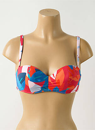 Sutien de costum de baie elasticitate top sutien push-up roșu SIMONE PERELE femeie