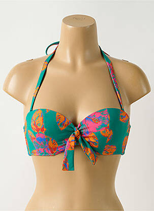 Sutien de costum de baie elasticitate top sutien push-up verde SIMONE PERELE femeie