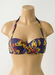 Sutien de costum de baie elasticitate top sutien push-up violet SIMONE PERELE femme