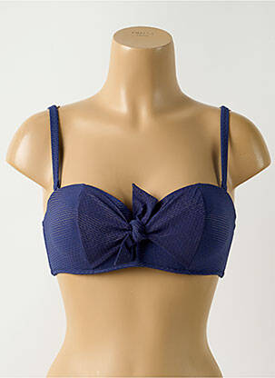 Sutien de costum de baie elasticitate top sutien push-up albastru SIMONE PERELE femeie