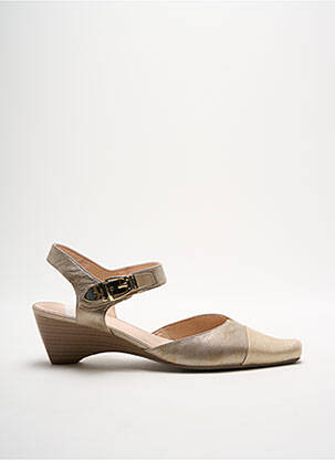 Sandale/Pantofi decupați auriu SWEET femeie