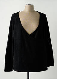 Vestă cu mâneci lungi elasticitate negru SMASH WEAR femme