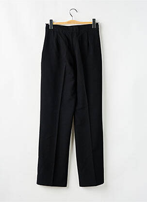 Pantalon drept țesătură crep talie înaltă negru BROADWAY femeie