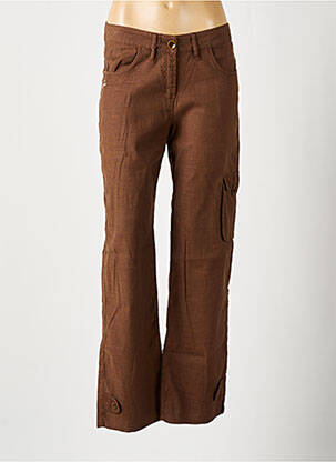 Pantalon cargo croială dreaptă mărime normală maro JOST femeie