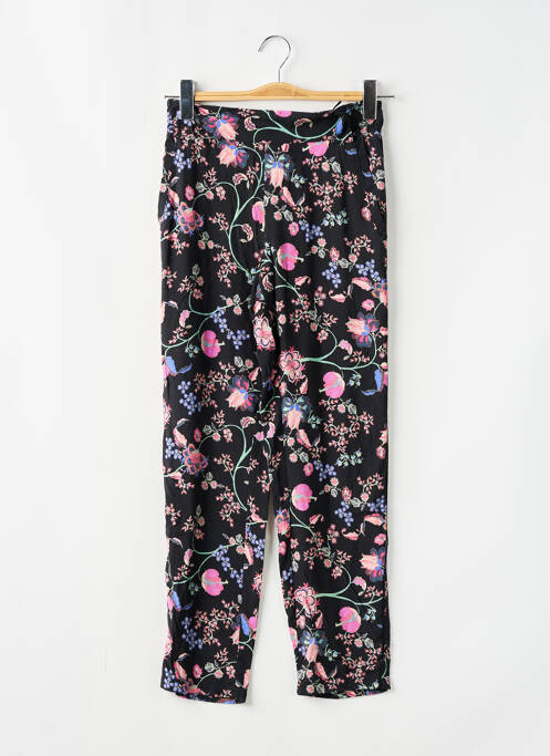 Pantalon drept țesătură poplin talie înaltă negru STREET ONE femme