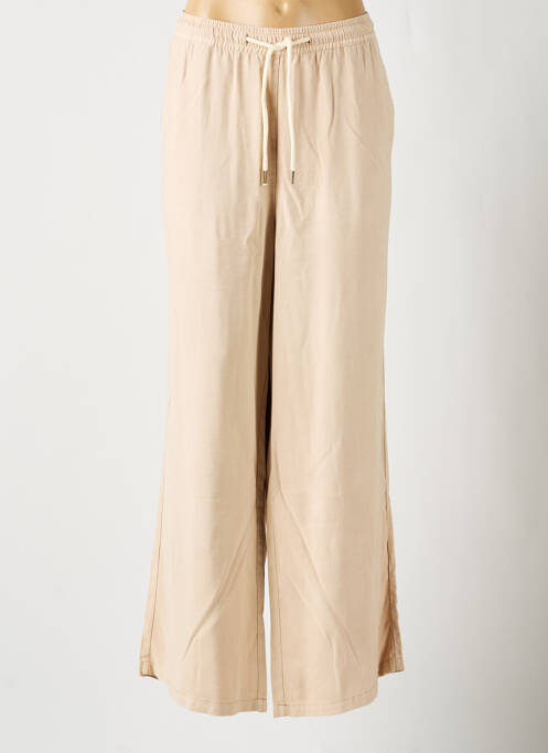 Pantalon larg bej GARCIA femeie