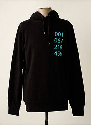 Hanorac cu glugă negru TEALER bărbat