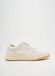 Adidași material neted toc de 4 la 6 cm alb BRONX femeie