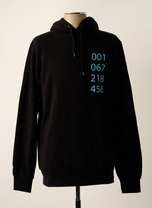 Hanorac cu glugă negru TEALER bărbat