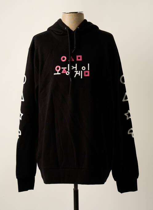 Hanorac cu glugă negru TEALER bărbat