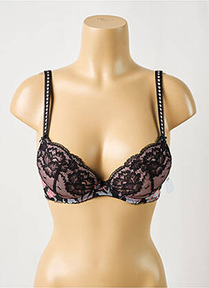 Sutien efect material satinat top sutien modelat negru AUBADE femeie